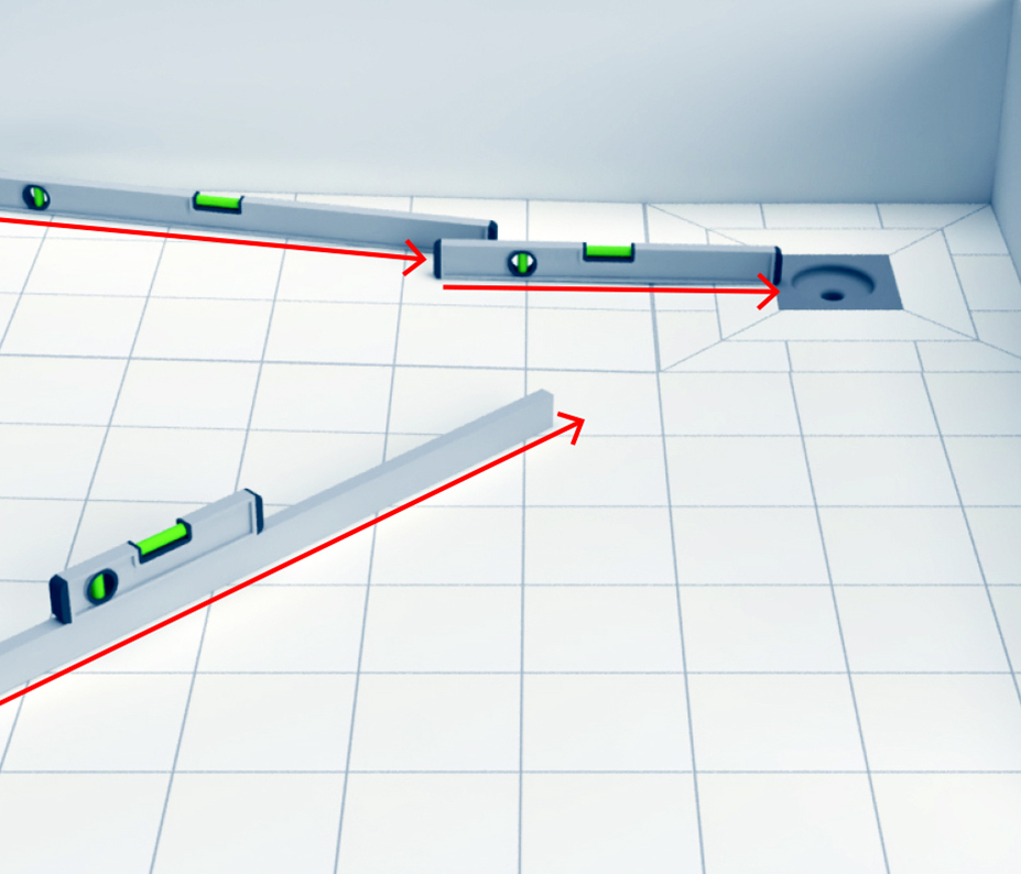 Golvlutning i våtrum